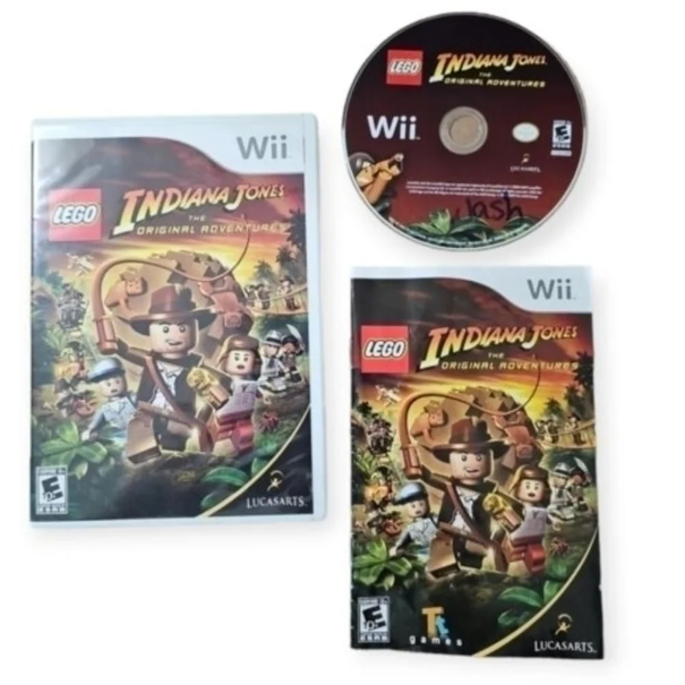 LEGO Indiana Jones: The Original Adventures (Nintendo Wii, 2008) with Booklet